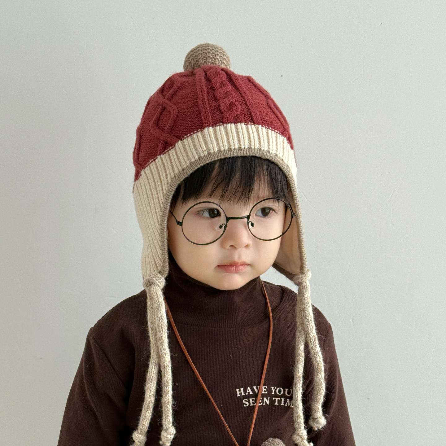 兔七宝毛线帽针织帽韩版简约百搭