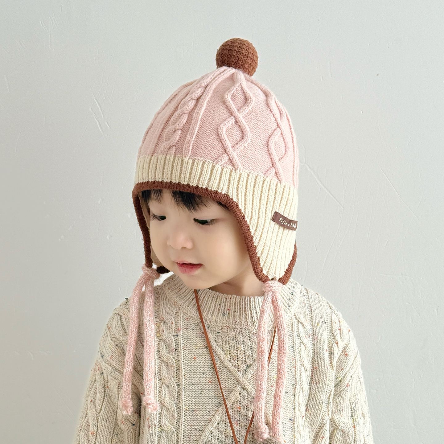 兔七宝毛线帽针织帽韩版简约百搭