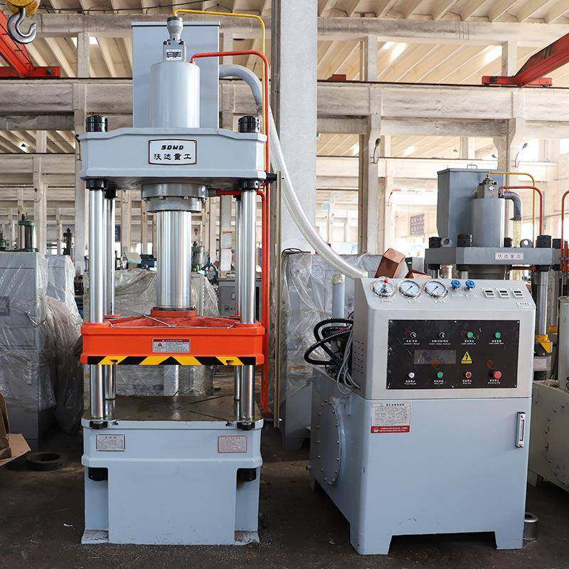 沃达重工100吨热压绝缘子压力机100吨复合绝缘子成型四柱液压机