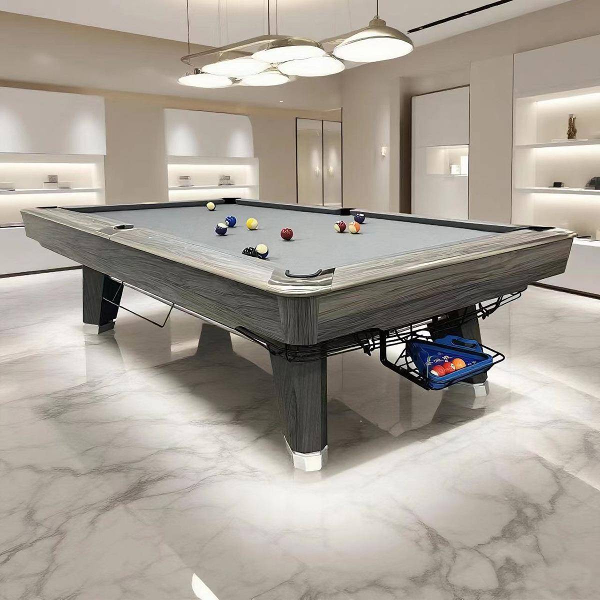 花式台球桌子标准型商用桌球台实木家用台球桌台球厅用桌球桌生厂