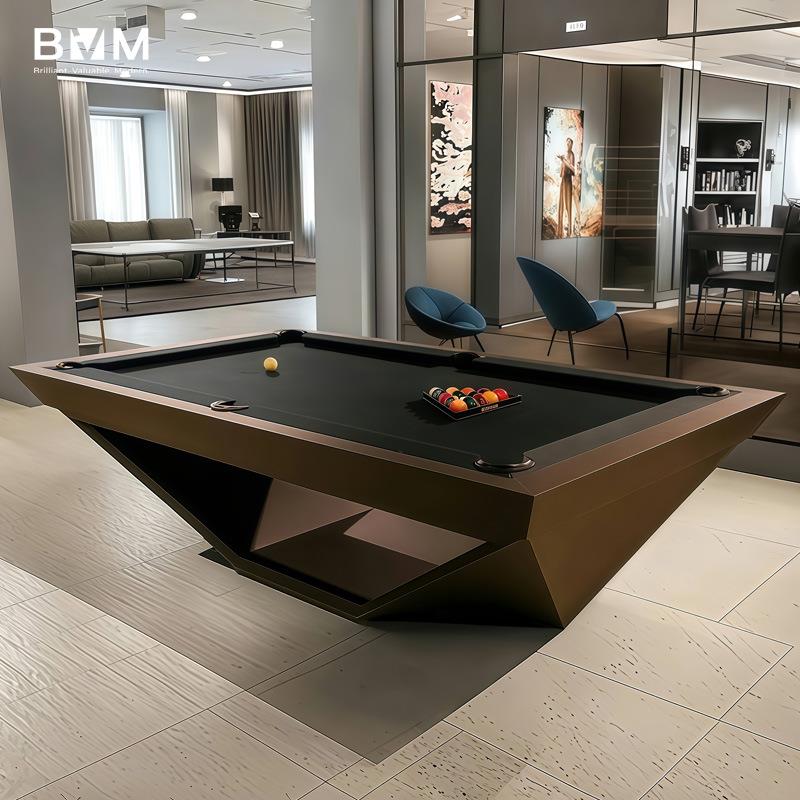 凯恩斯台球桌标准成人家用桌球台九球美式黑八花式！