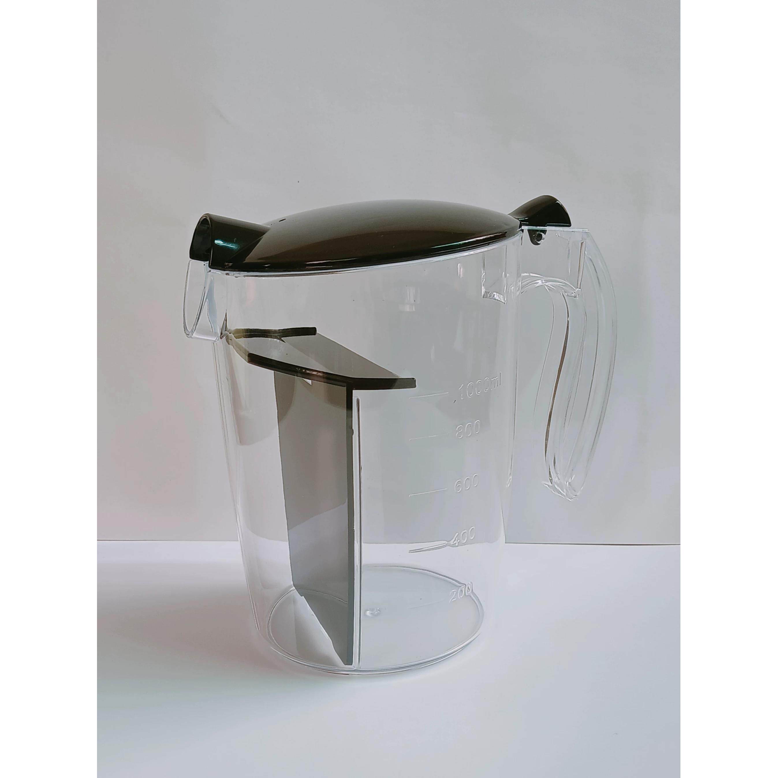 进口SK大口径榨汁机原汁机商用电动果汁机机配件接汁壶汁杯1000mL