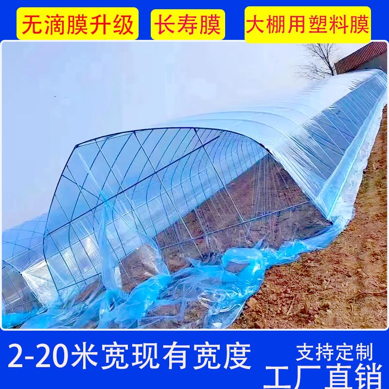 加厚大棚用塑料膜10丝大棚膜宽45米9米13米11米12米无滴膜塑料膜