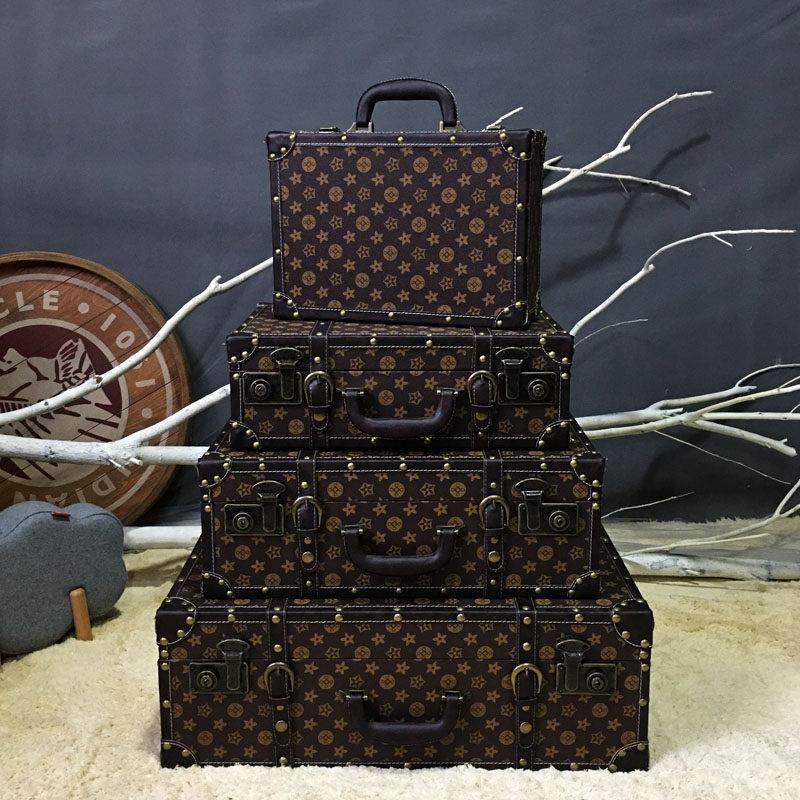 定制复古手提箱旅行箱橱窗摄影道具箱整理箱橱窗陈列展示摆件,收纳整理,收纳箱,淘宝优惠券,粉丝福利购,淘宝优惠卷