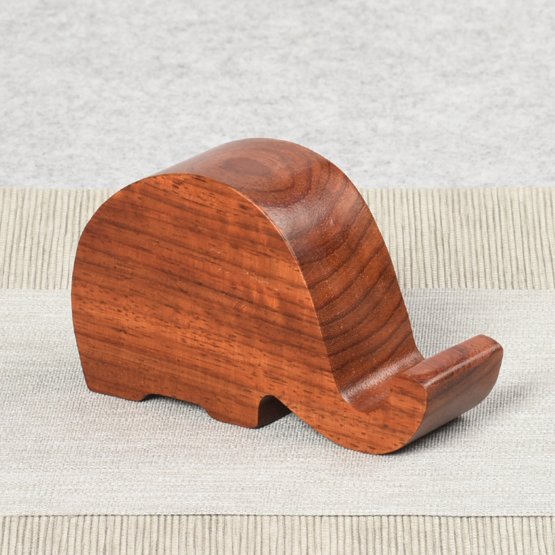 实木手机支架家用卧室床头支撑架子木头木质手机桌面托架手机座