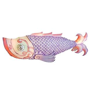 锦鲤鱼灯笼发光亮化装饰户外防水吊彩花灯会日式料理道具非标定制