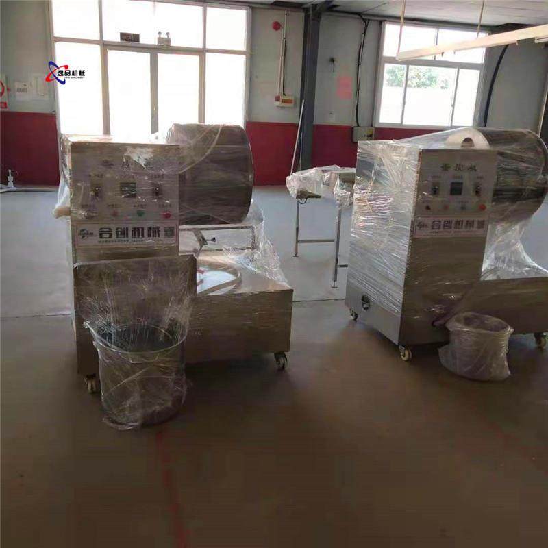 小型圆形薄饼机自动化一体蛋皮机免费试机荷叶饼机