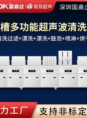 简耳多槽超声波清洗机工业汽配除油除锈除屑磷化钝化清洗设备厂家