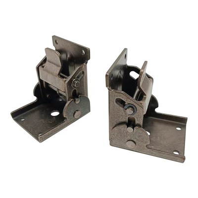 不锈钢90度自锁折叠合页304不锈钢180度铰链合页茶几床桌椅腿脚板