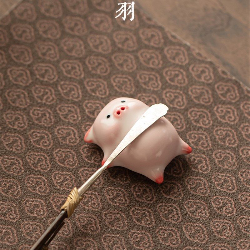 猪油果冻泡沫猪香插入底座创意功夫茶具茶道配件茶桌装饰品茶玩茶,餐饮具,茶道/零配,淘宝优惠券,粉丝福利购,淘宝优惠卷