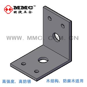 L型角铁角码木屋木别墅结构五金金属连接件BW-3455固捷五金MMC