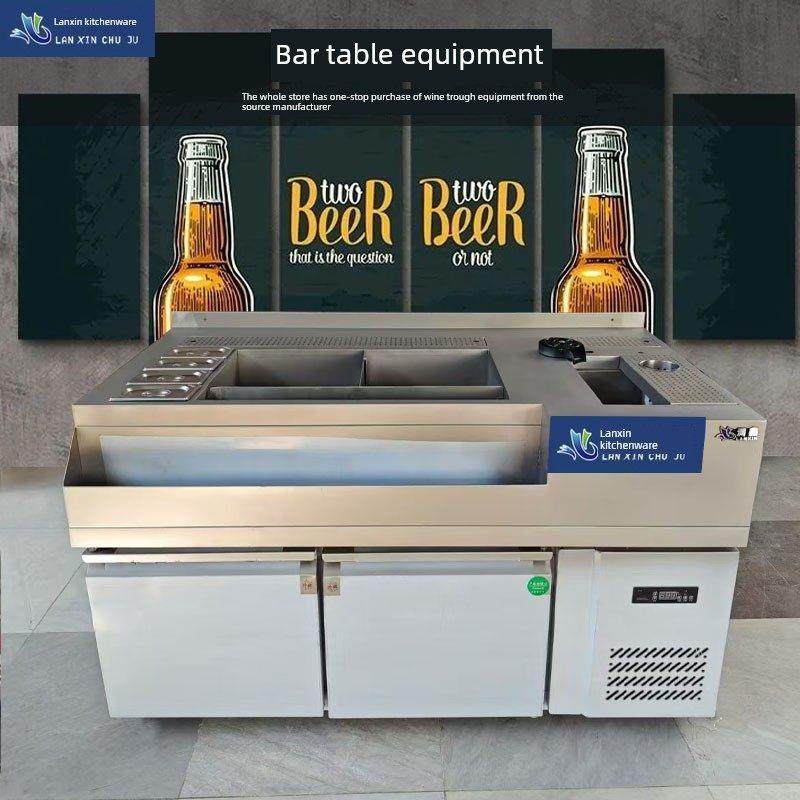 立新不锈钢第六代蜂窝酒柜吧台成套冷冻台设备厂家定制,厨房电器,其他商用厨电,淘宝优惠券,粉丝福利购,淘宝优惠卷