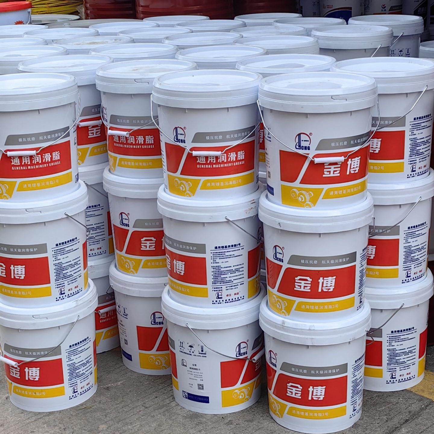 黄油3#锂基脂0#润滑油脂3#工程机械专用脂15kg挖机高温锂基脂