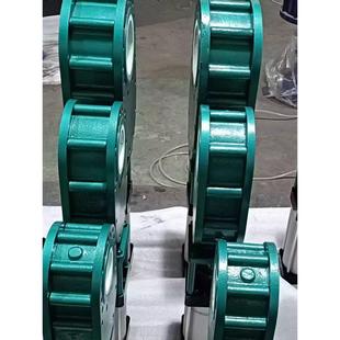 Z644TC气动陶瓷双闸板U型气锁双插板金属高温进料阀耐磨陶瓷阀