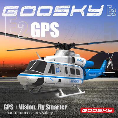 GOOSKY 谷天科技 E2 GPS智能无人机像真机 UH-1Y直升机 BAF050004
