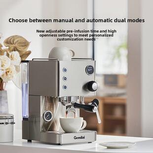 格米莱CRM3007L小钢炮意式半自动咖啡机家用小型可调温度蒸汽发泡