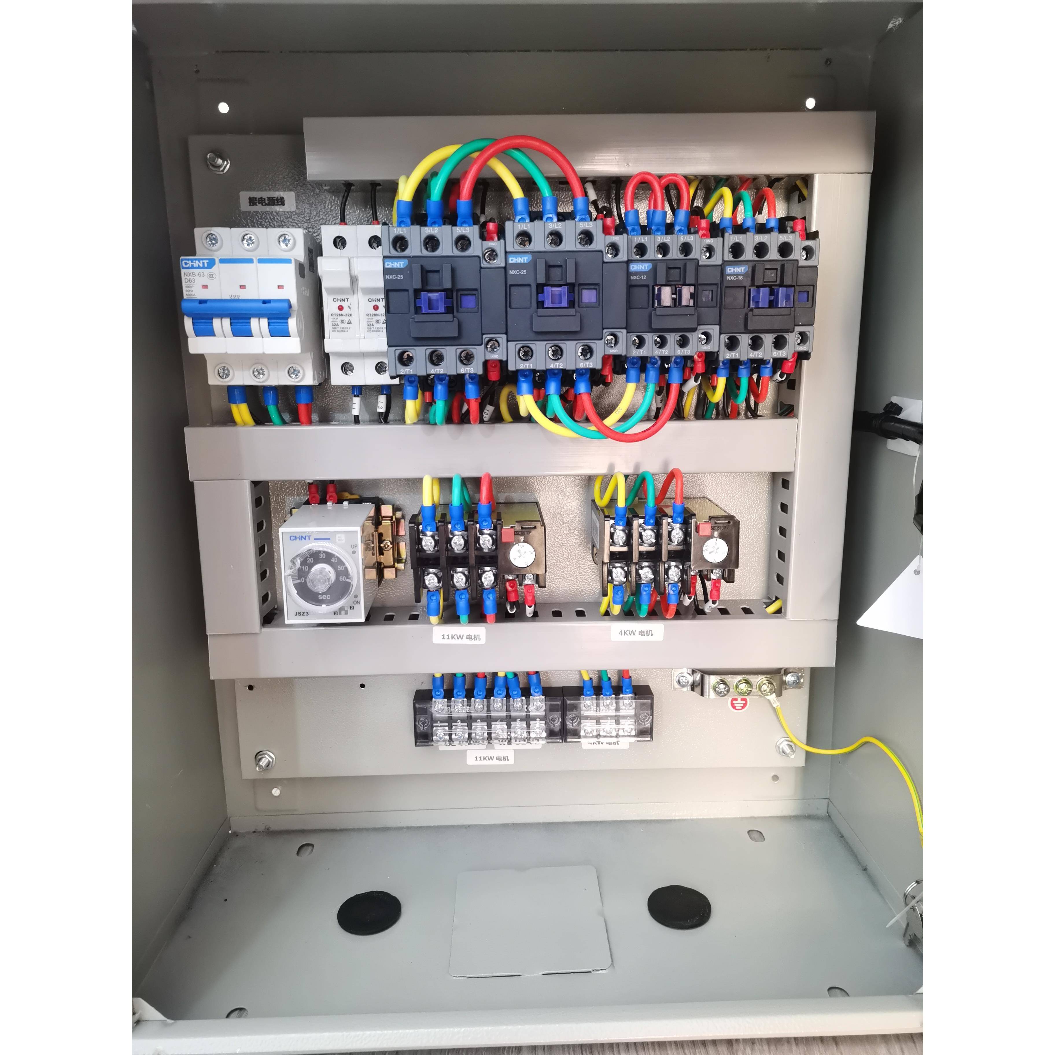 星三角降压启动控制箱软起动柜电机风机水泵户内户外不锈钢控制箱