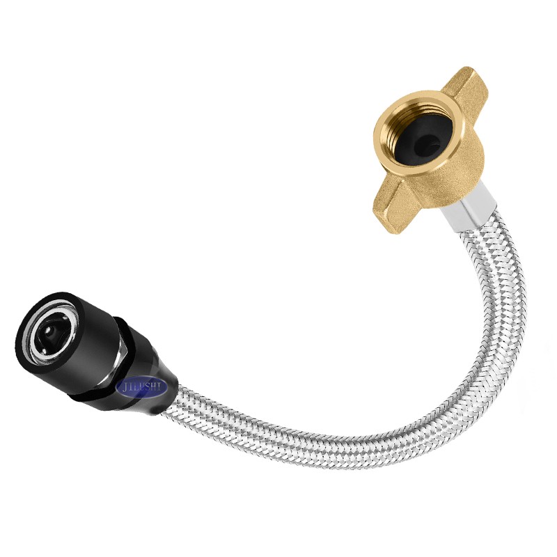 JILUSHI货车气包取气管不锈钢耐压气管储气筒取气管转换快接母头