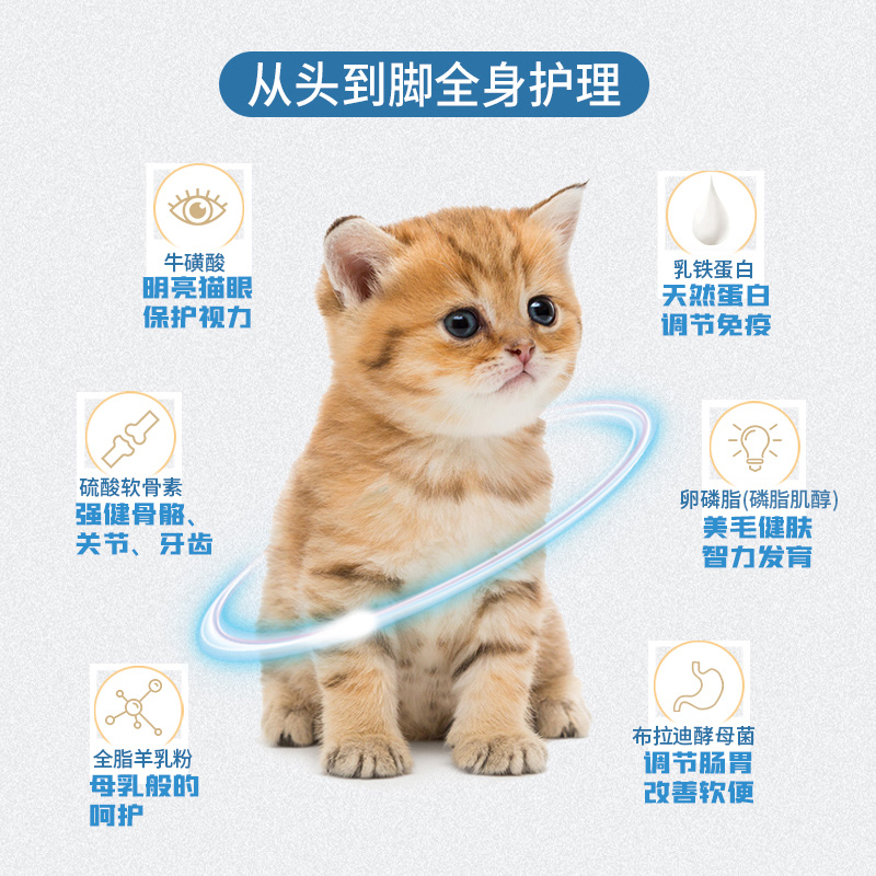 嘉传E70全价奶糕幼猫孕猫产后专用猫粮乳铁蛋白无谷增肥发腮主粮