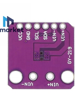 紫色 GY-INA219 高精度 i2c 数字电流传感器模块