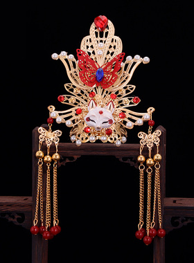 四大家族黑老太太专用佛像神像霞披摆件佛衣披肩神像凤冠霞披神像