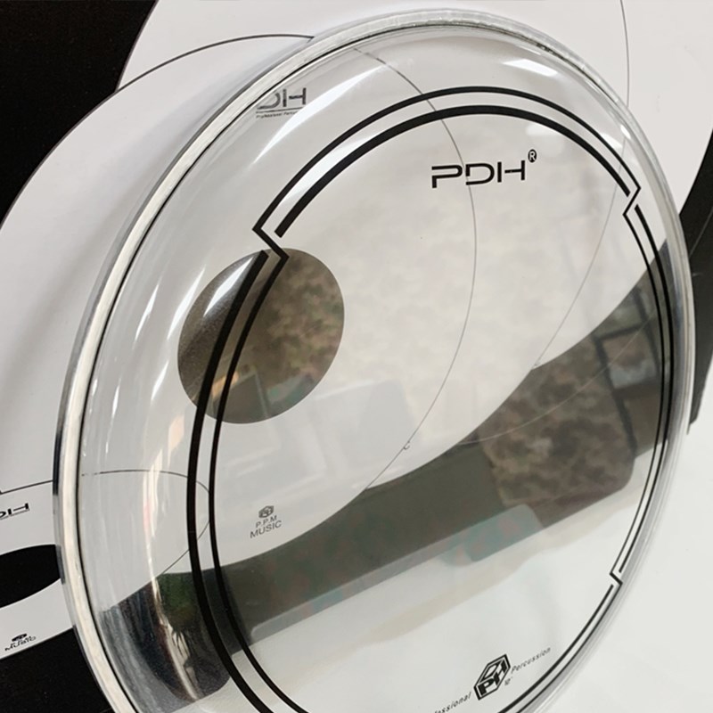 PDH双层透明油皮套装鼓皮10/12/13/14/16/22寸架子鼓小军鼓底鼓皮