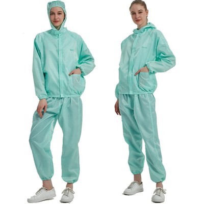 防静电服连帽分体防尘洁净服无尘工作服分体无尘衣喷漆防护服男女