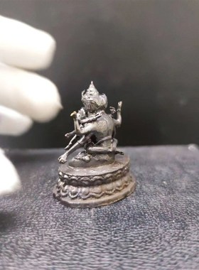 藏传铜像密宗尼泊尔 纯铜欢喜佛 明妃双身度母菩萨佛像摆件可装藏
