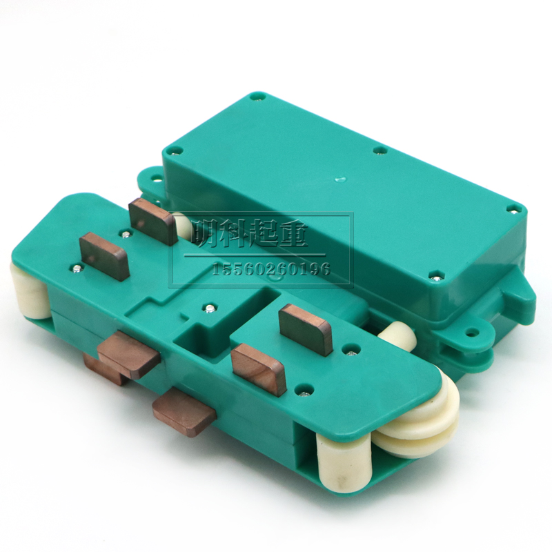 行车多级管式滑触线用大10级集电器 高含铜碳刷 安全滑触线受电器