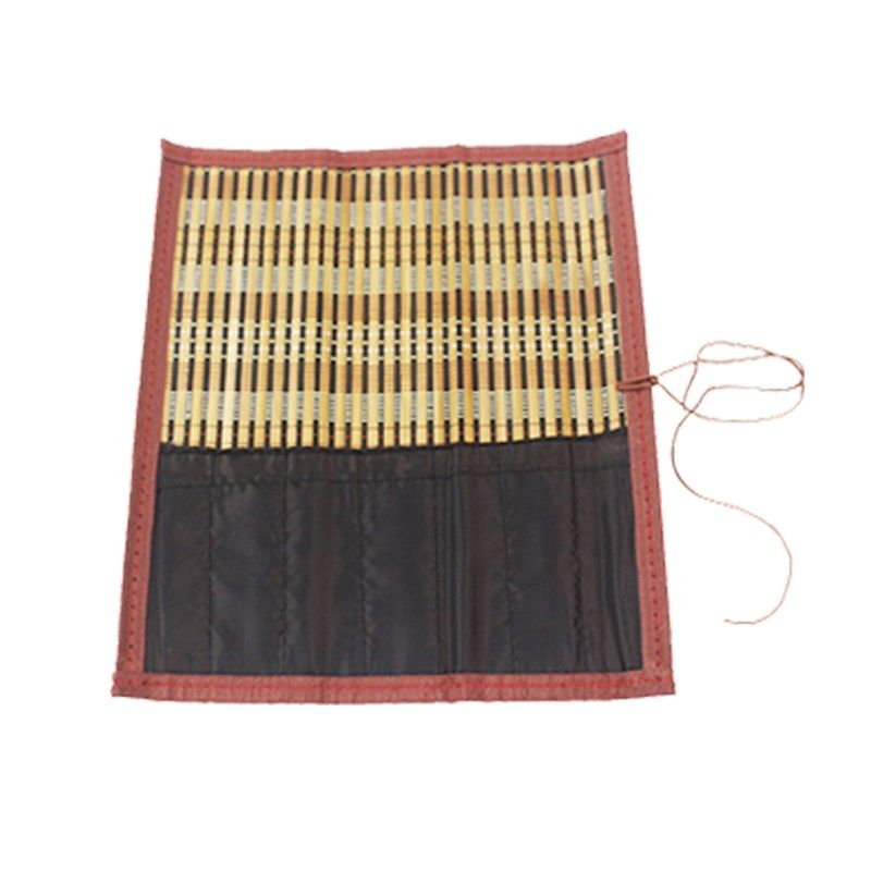 【御乾墨房】毛笔专用笔帘收纳毛笔保护毛笔袋大中小号竹制包边毛,文具电教/文化用品/商务用品,笔帘,淘宝优惠券,粉丝福利购,淘宝优惠卷