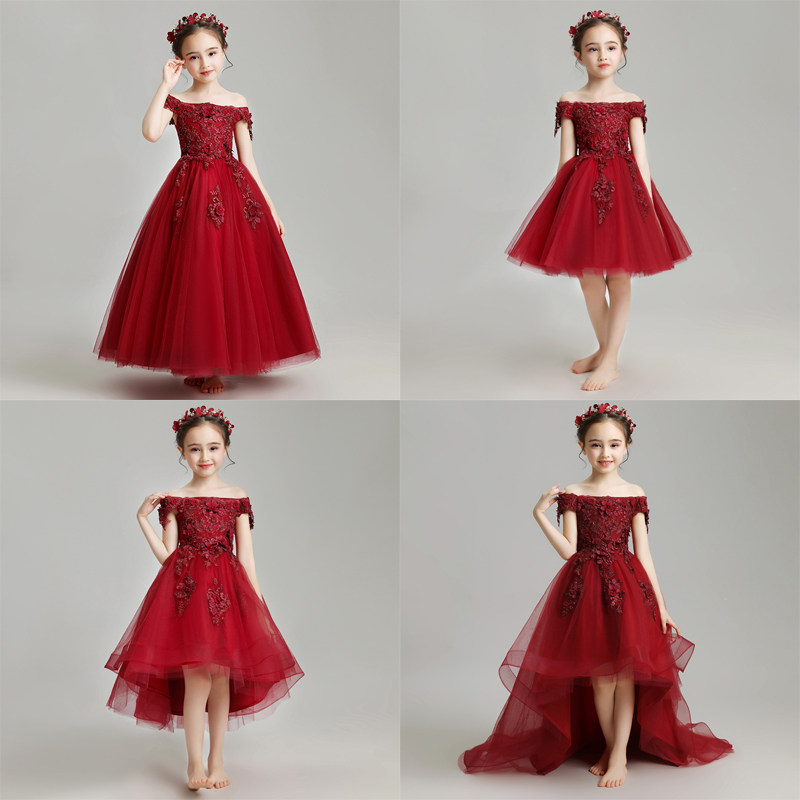 儿童礼服公主裙蓬蓬纱女童高贵小主持人花童钢琴演出服长款洋气秋,童装/婴儿装/亲子装,儿童礼服,淘宝优惠券,粉丝福利购,淘宝优惠卷