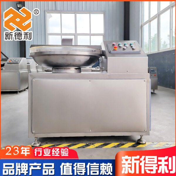 不锈钢牛肉丸速斩拌机全自动莲藕变频斩碎机器商用鱼糜斩泥机器