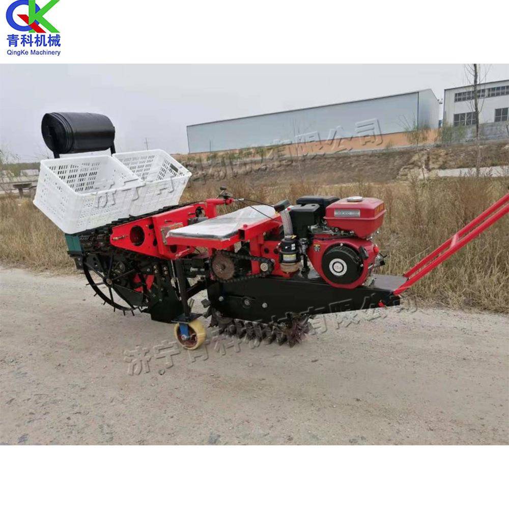 农用可调节大葱移栽器拖拉机牵引葱苗移植机复杂地面苗木移植机