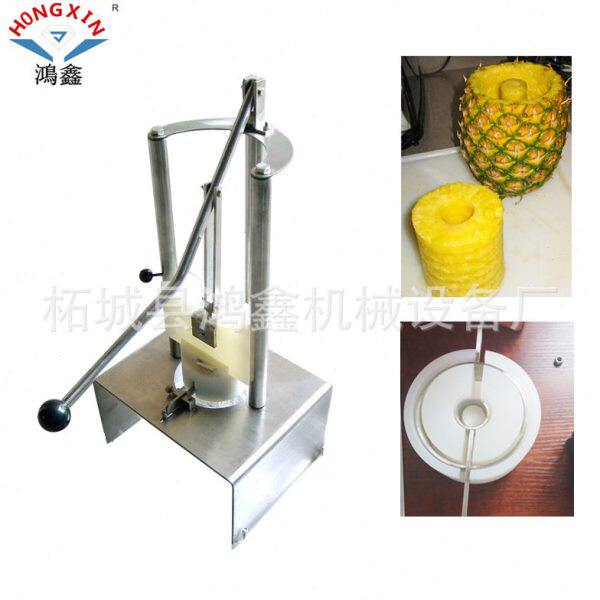 厂家手动菠萝削皮机 菠萝捅芯去皮机 不锈钢水果削皮刀