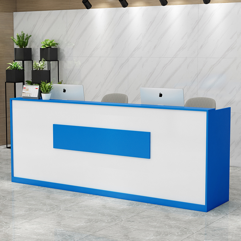 收银台前台接待台简约现代商用吧台柜烟酒门店R接待台店铺小型柜