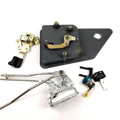 适用山重GC88挖掘机138钩机208 258 378 228驾驶室车门锁外拉把手