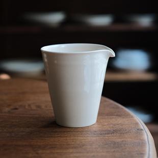 无茶具公道杯单个清长草木灰2024新款 元 公道杯分茶器陶瓷高端公杯