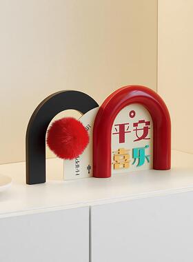 wozoom屋准平安喜乐家居饰品乔迁之喜客厅电视柜高级感装饰摆件