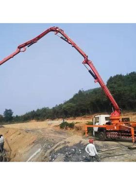 37米单桥泵车 小型混凝土泵车 五节臂泵车 农建用水泥泵车 臂架泵