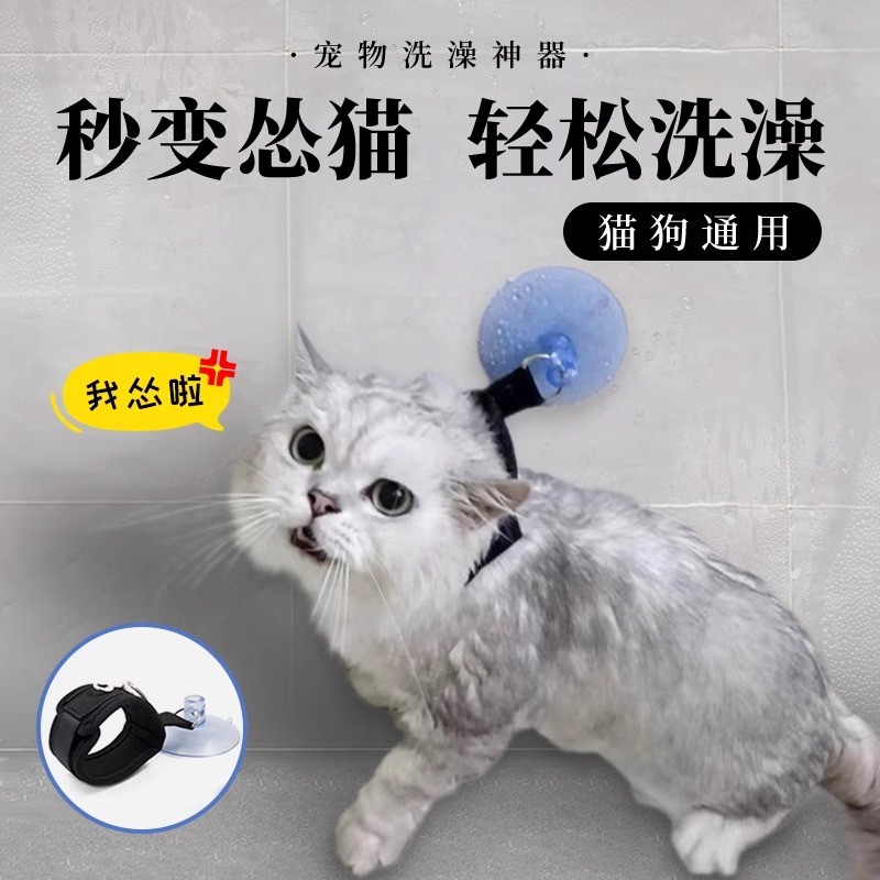 猫咪洗澡神器洗猫剪指甲防抓防咬固定器宠物美容桌拴猫绳子防挣JY