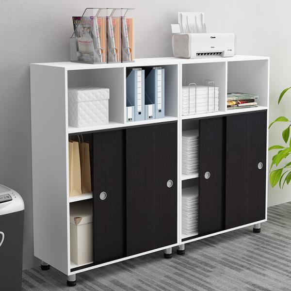 办公室文件柜隔断柜档案柜花槽资料木质办公家具一体柜收纳柜