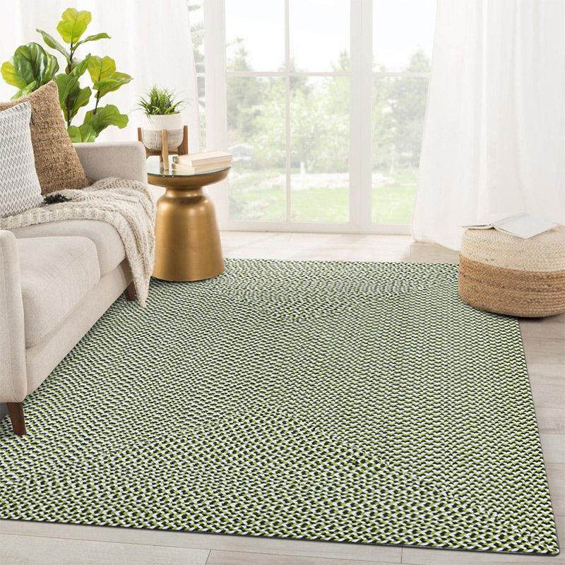 手工编织棉麻地毯客厅茶几沙发书房现代简约防霉卧室床边毯可定制