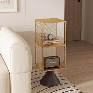 北欧儿童旋转小书架网红书柜靠墙转角窄柜角落立柜客厅落地置物架