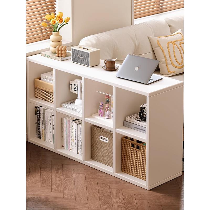 实木置物架客厅隔断格子柜落地多层儿童收纳架储物矮柜子展示书柜