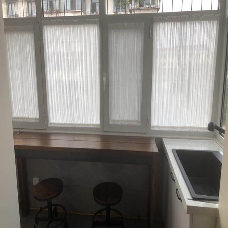 硼砂帘免打孔绷纱帘玻璃门帘魔术贴卫生间遮挡帘浴室窗帘蓬纱帘