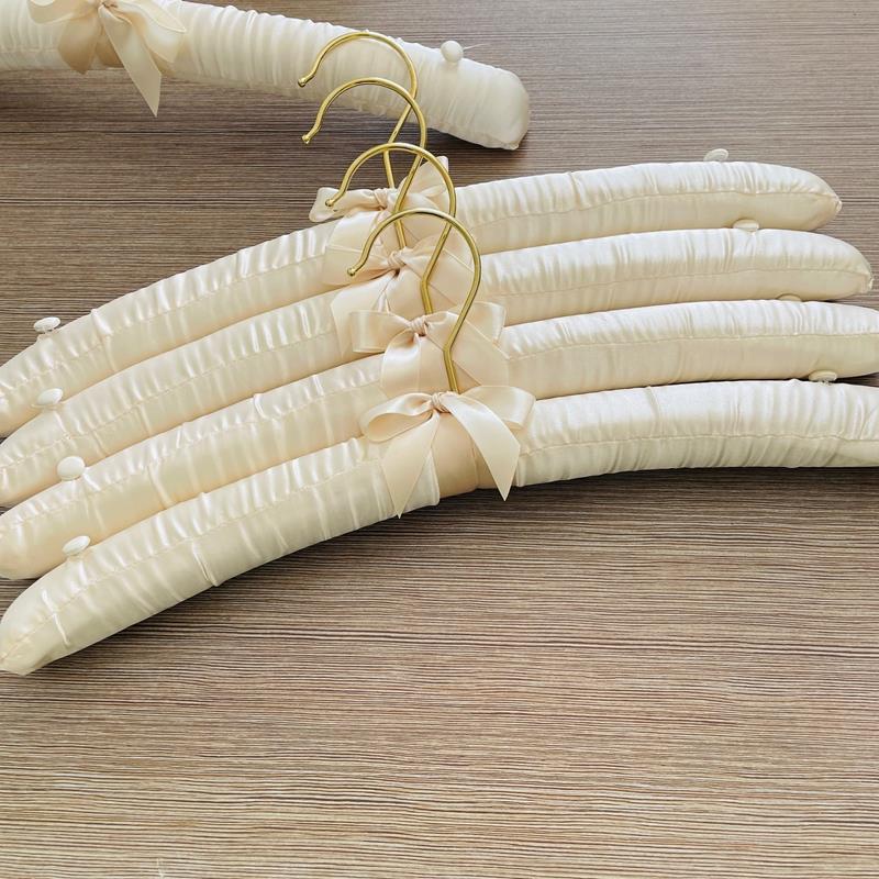 无痕包布衣架婚纱衣架布艺衣服挂海绵晾衣挂衣服衣架室内防滑衣架