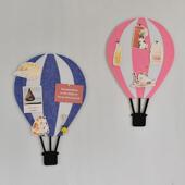 热气球毛毡墙贴彩色毛毡板留言板贴墙幼儿园主题墙展示板毛毡背景