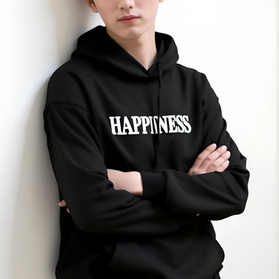 美式复古连帽纯棉重磅潮流刺绣英文字母卫衣新款秋冬宽松外套上衣