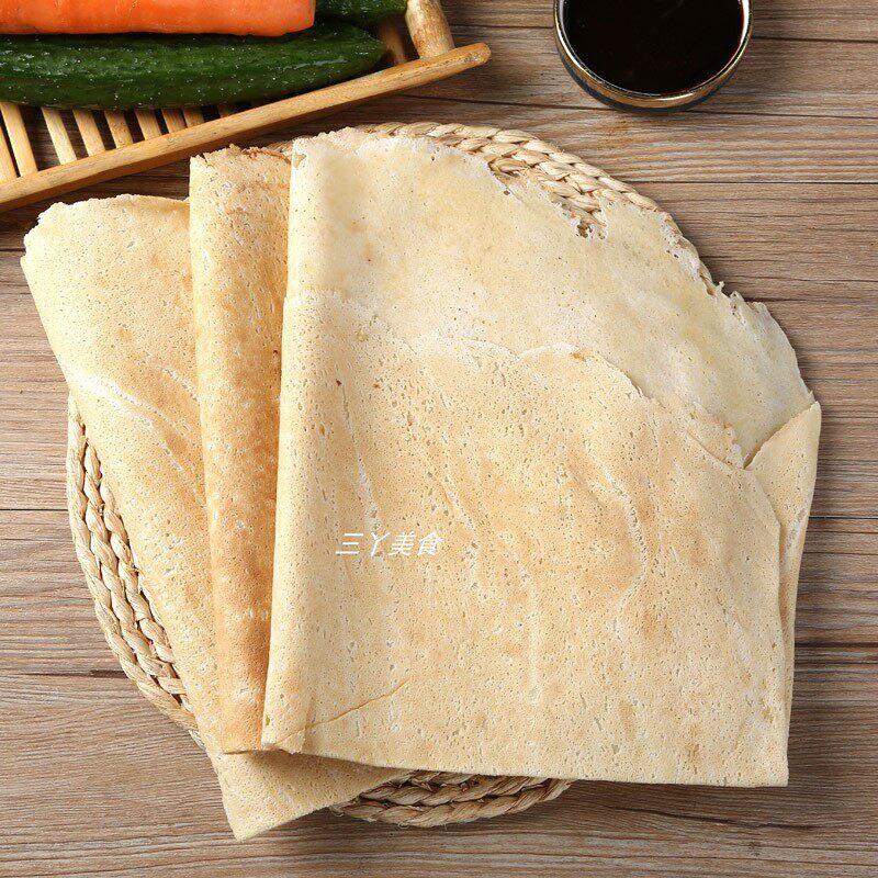 赣榆手煎饼连云港工特产手工烙制即饼食白面葱抓老咸宜现少做EDI