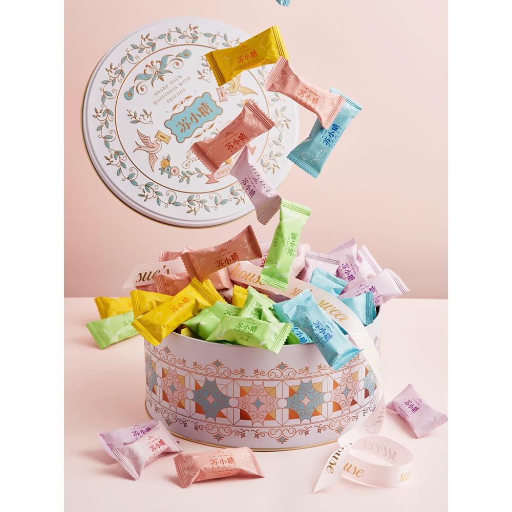 苏小糖花生牛轧糖结婚喜糖婚糖果铁盒坚果牛轧糖零食福建厦门特产